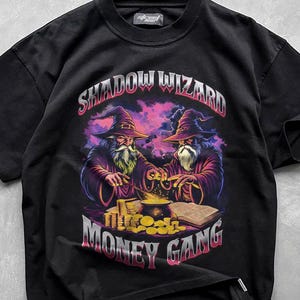 Schatten Zauberer Geld Bande, wir lieben es Zauber zu wirken, Vintage Rap Tshirt, Meme Tshirt, Tiktok Meme, Vintage, Bootleg Rap, Rap Tshirt, Tiktok