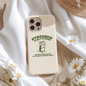 Funny Stress Meme iPhone Case: Sarcastic Gift