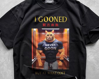 I Gooned but at What Cost grappige tshirt, meme-shirt Japanse gooning, grappige meme-shirts, rare shirts, y2k tiktok tees meme-t-shirt goon, cadeau