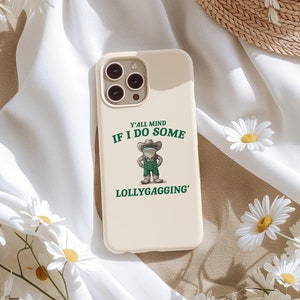 Funny Frog Lollygaggin&#39; Meme iPhone Case