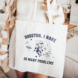 So Many Problems Funny Tote Bag, Retro Meme Tote, Weird Crazy Design, Cute Quirky Gift, Tote Bag, Perfect for Friends, Funny Gift Idea