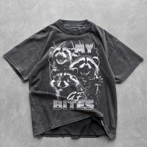 My Gf Bites Tshirt, My Girlfriend Shirt, Funny Gag Gift, Boyfriend Shirt, Boyfriend Gift, Funny Meme, Aesthetic Shirt, Quote, Gifts for her