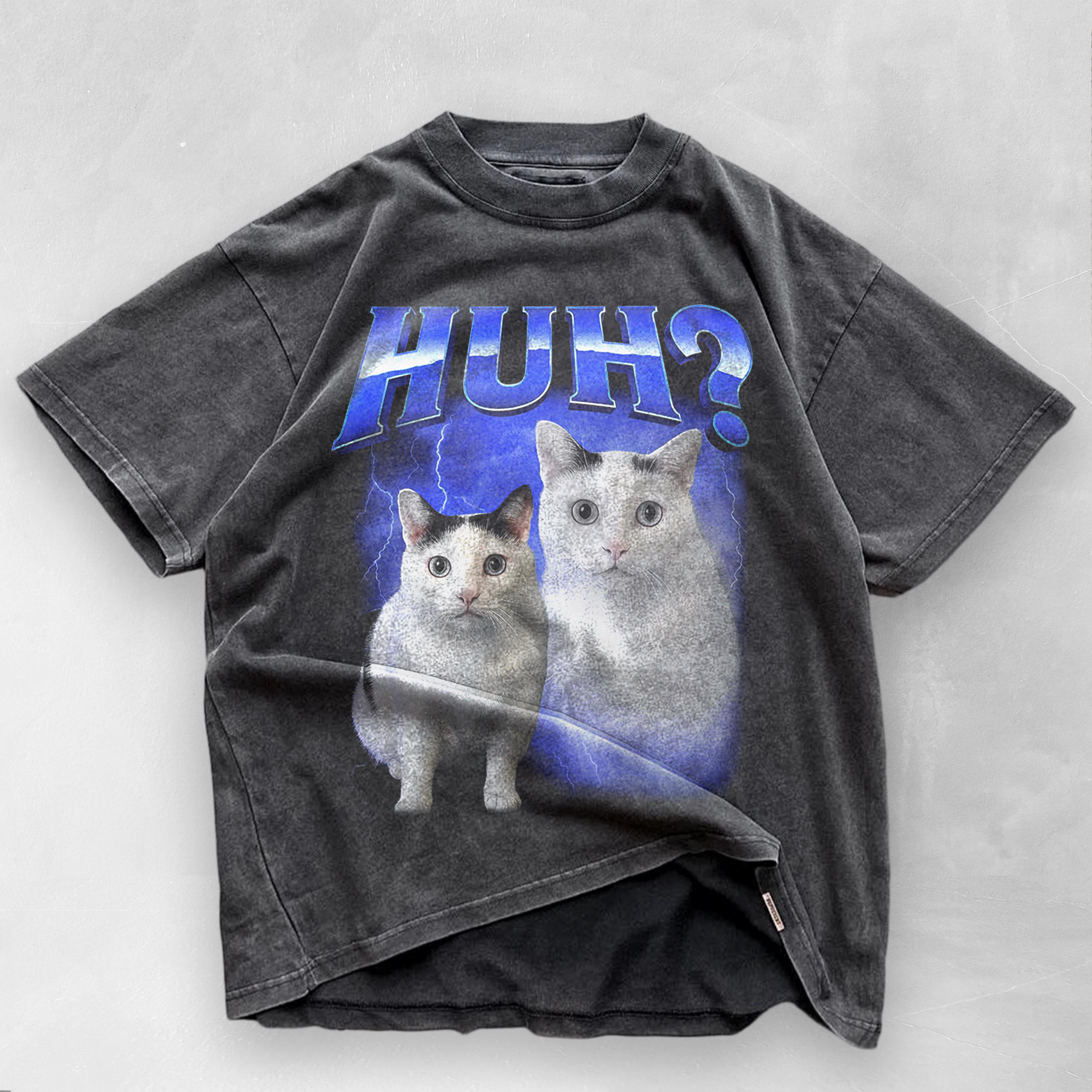 Huh Clothes HUH Funny Dank Cat Meme Tee Shirt Gift for Woman and Man, Ugly Shirts ...