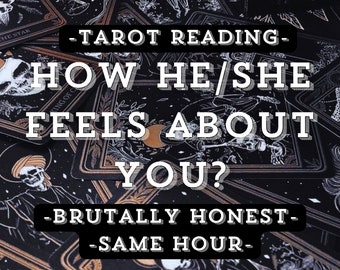 Was er/sie für dich denkt? Tarotlesung, am selben Tag
