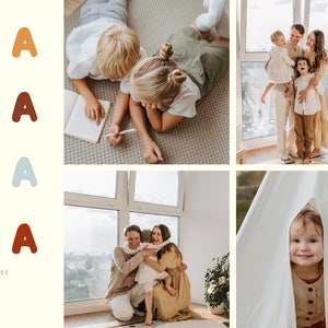 Carte de Noël géniale Fa La La | Cartes photo pour les fêtes | Jolies cartes de Noël en famille