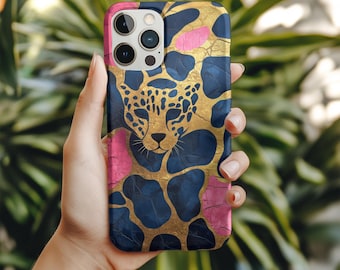 Cheetah Print Animal Print Cute Pink Phone Case For iPhone 16 15 14 13 12 Mini Pro Max XR XS Max 8 Plus 20 Google Pixel 9 8 7 6 Pro