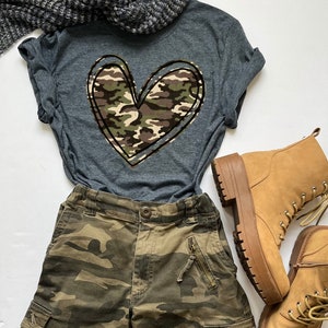Cute women's online camo shirts