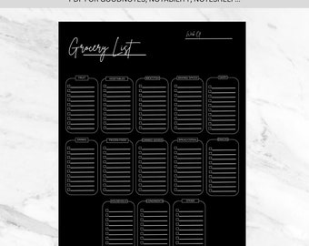 Digital Grocery List Template Grocery List Ipad Pdf Download Digital Grocery List Template Grocery List Ipad Pdf Download