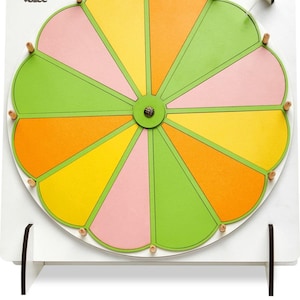 Houten grote draai aan het prijzenrad - prijzenradspel - Wandspellen - Prijzenrad - Spelkamer aan de muur - Rad van Fortuin