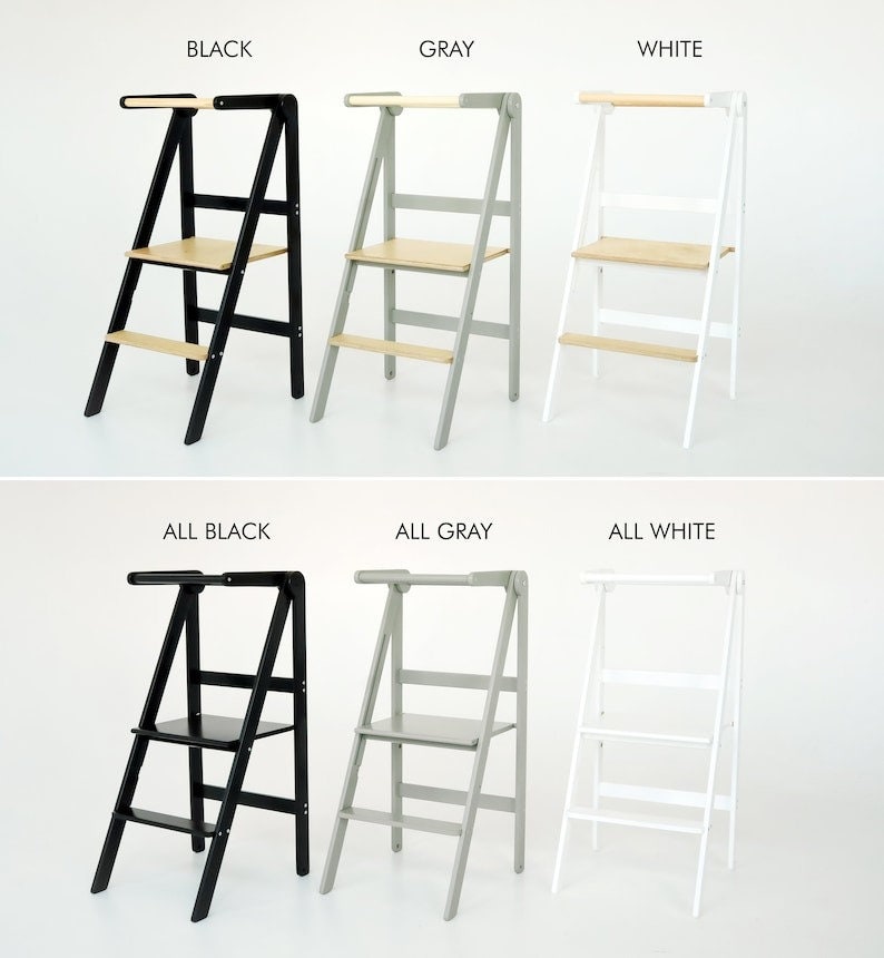 Folding Kitchen Helper Tower Super THIN Foldable Tower Etsy