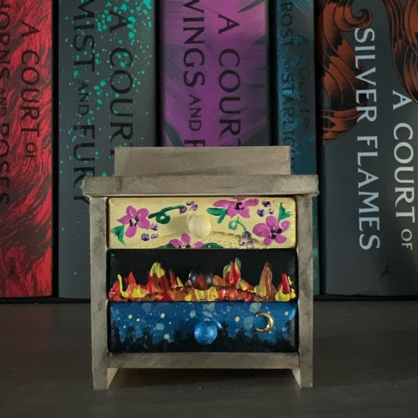 Feyre’s hand painted mini nightstand