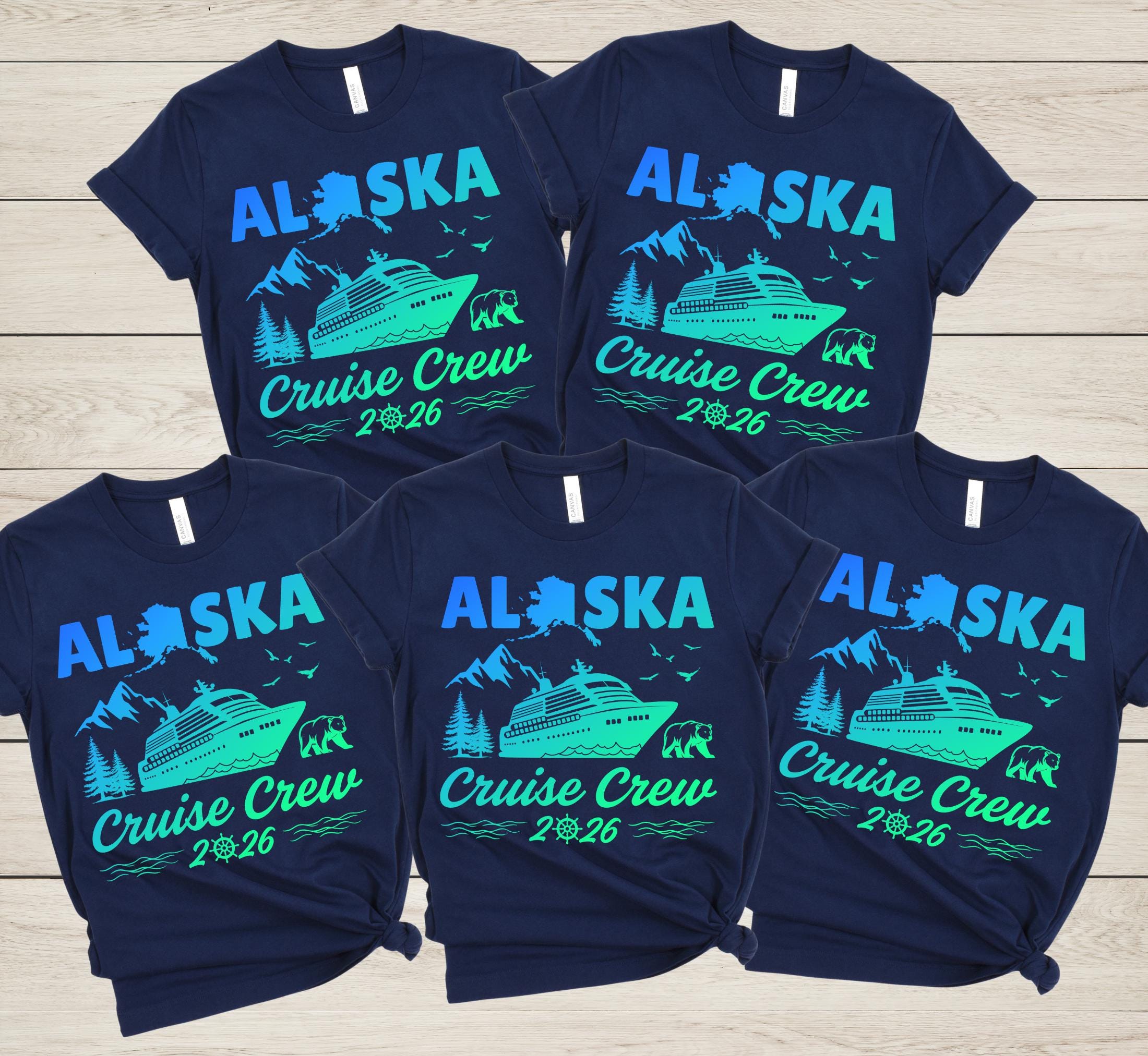 Alaska Cruise Shirts, Alaskan Family Cruise Trip 2026, Group Matching ...