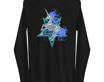 Skelto Unicorn Long-sleeve Tee