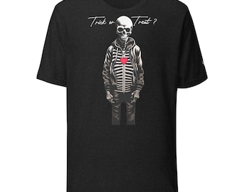 T-shirt, Halloween, Skull, Horror, Street Art, Heart, Monster, Street Wear, Costume, Hip-Hop, Rap.