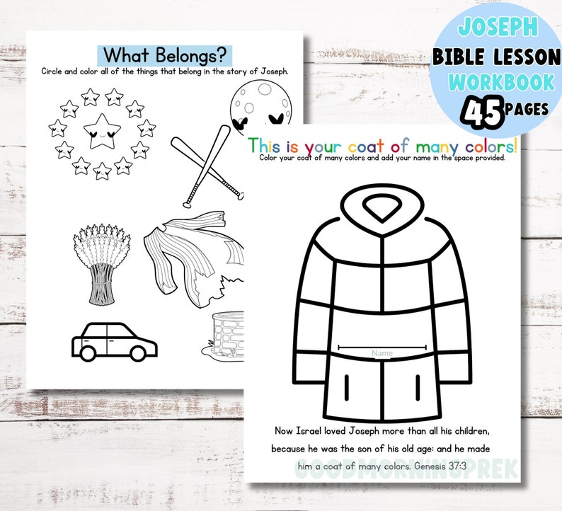 Joseph The Dreamer Bible Lesson Workbook Joseph The Dreamer Craft joseph-the-dreamer-bible-lesson-workbook-joseph-the-dreamer-craft
