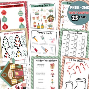 Christmas Morning Menu: Santa&#39;s Workshop, Homeschool Activity (PDF)