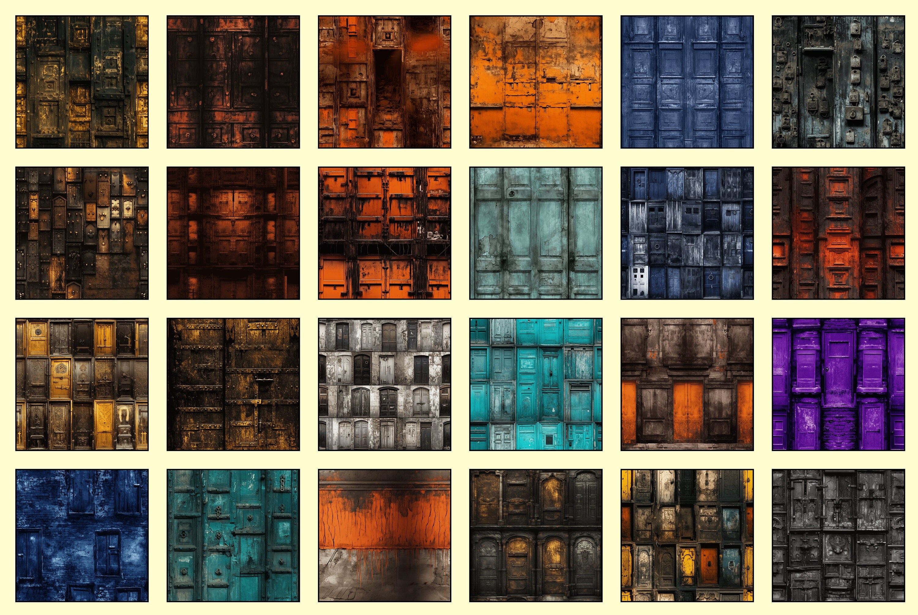 24 Creepy Doors Dollhouse Wallpaper, Printable Wallpaper Download ...