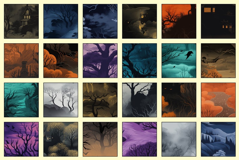 24 Creepy Scenes Dollhouse Wallpaper, Printable Wallpaper Download ...