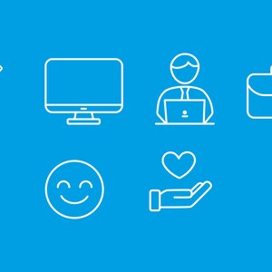 life at work vector icons