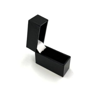 Ring Box - Black Leatherette