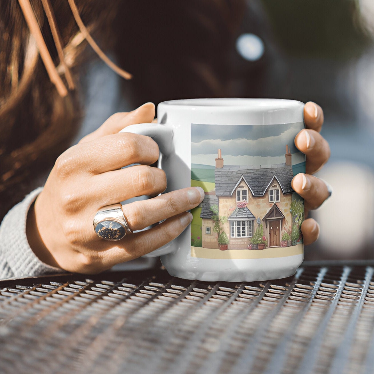 Old English Village, Cotswold Cottages Mug 11oz - Etsy