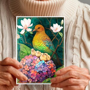 Tarjeta ilustrada del Feliz Día de la Madre, regalo personalizado de cumpleaños para enviar amor a la abuela, mamá mami, papelería para que te mejores