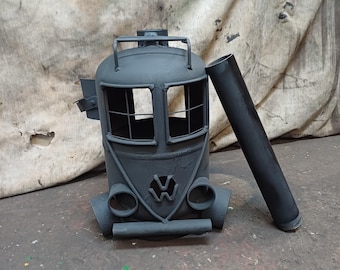 Estufa de leña estilo VW