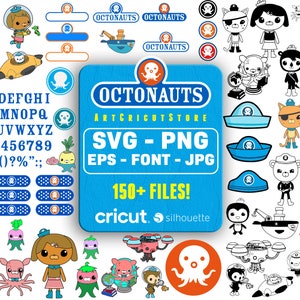 Octanauts svg, Octanauts png, Octonauts Clipart, Octonauts birthday svg, Octonauts birthday svg for cricut, fonte octonauts, Instant