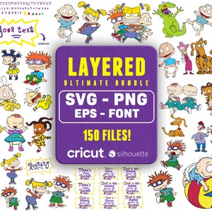 Rugrats Svg, High Quality Rugrats PNG, Rugrats Font, Rugrats Logo, Rugrats Clipart, Instant Download