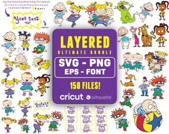 Rugrats Svg, High Quality Rugrats PNG, Rugrats Font, Rugrats Logo, Rugrats Clipart, Instant Download