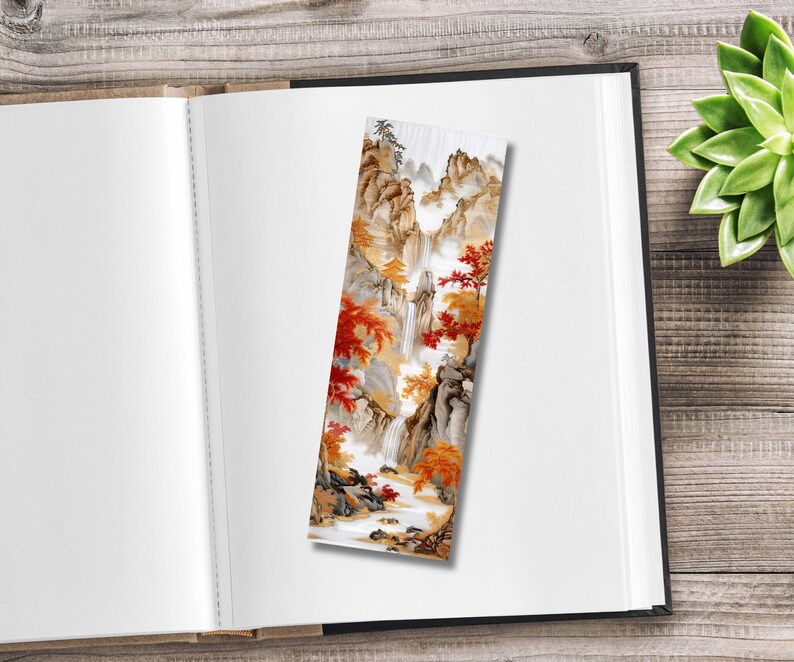 Printable Bookmarks Set of 8 Digital Download 11x8.5 PDF and Separate ...