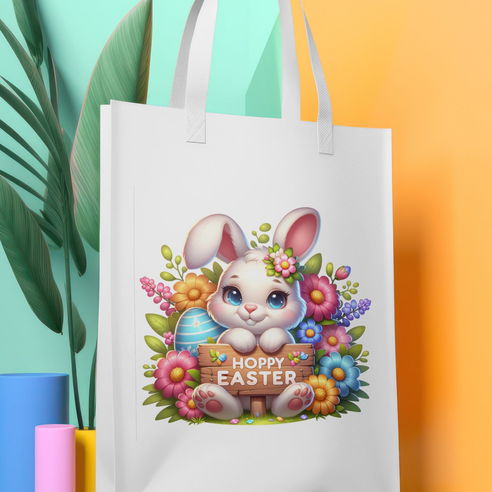Hoppy Easter Clipart Set of 8 Clipart PNG Files Kawaii Cute Easter ...