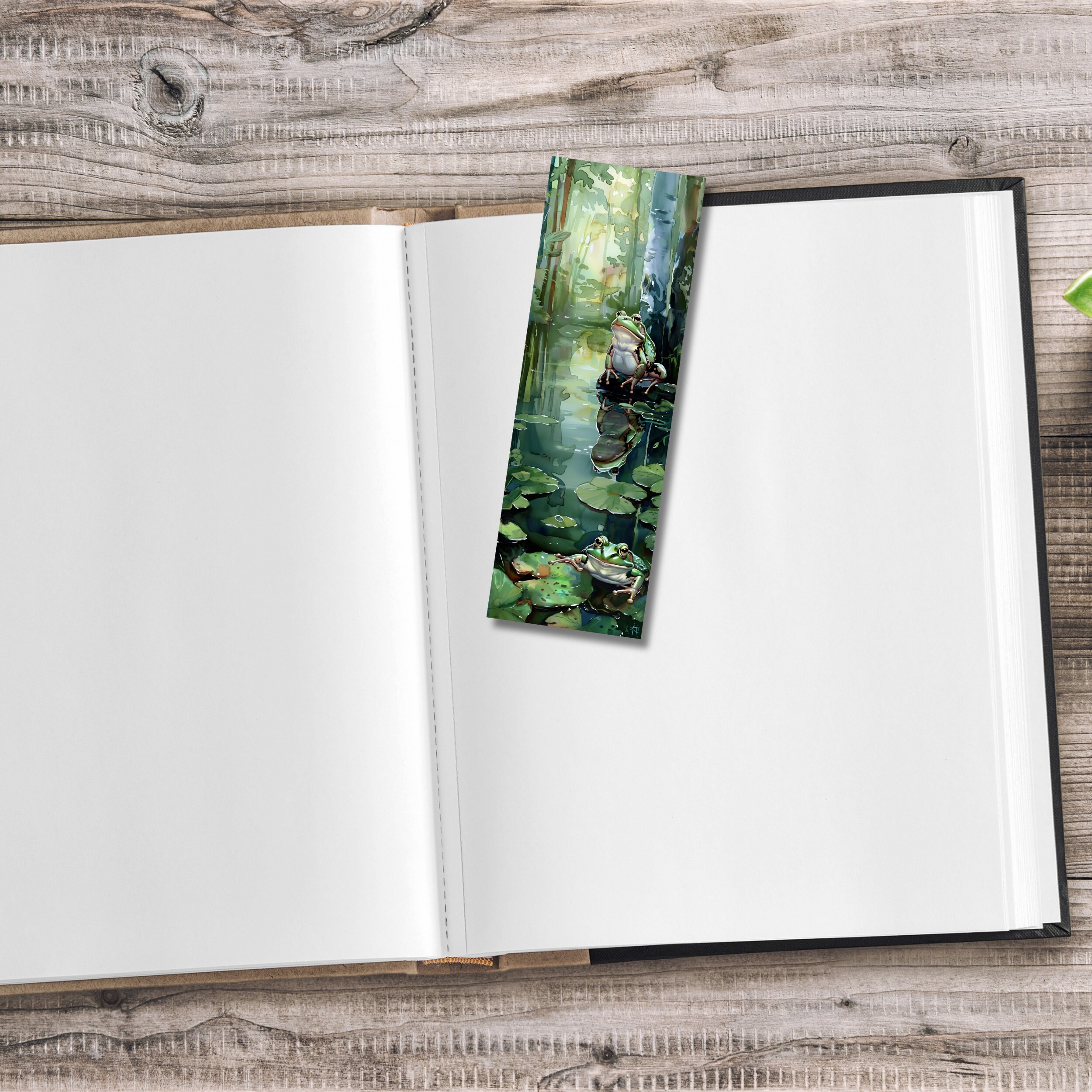 Forest Frogs Printable Bookmarks Set of 8 Digital Download, 11x8.5 PDF ...