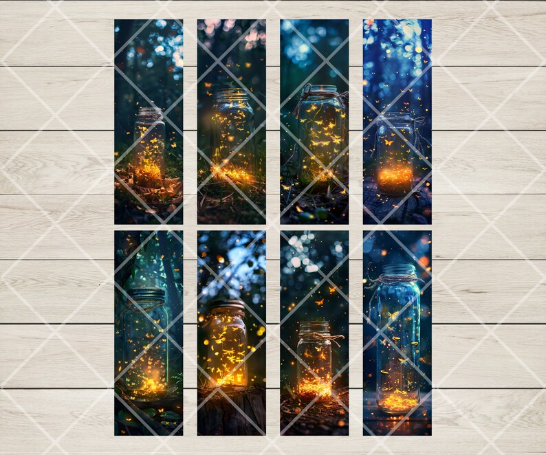 Firefly Jars Printable Bookmarks Set of 8 Digital Download 11x8.5 PDF ...