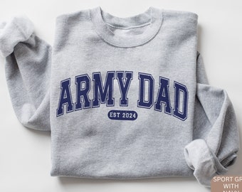 Personalized Army Dad Sweatshirt, Military Husband Shirt, Army Daddy Boyfriend Father's Day T-Shirt, Veteran Father's Day Gift For Dad Gift