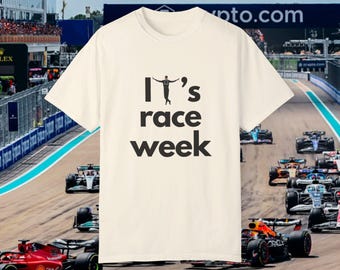 Comfort Colors It's Race Week Shirt, George Russell f1 T shirt, Mercedes shirt, Racing Team shirt, RUS63 Top, Grand Prix Shirt, Driver Tee