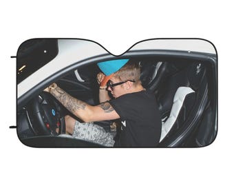 Justin Bieber Car Shade, Justin Bieber Merch, gift for her, funny gift