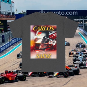 Carlos Sainz f1 T shirt, Carlos Sainz Jr shirt, Carlos f1, Ferrari shirt, Racing Team shirt, SAI55 Top, Grand Prix Shirt, Driver Tee