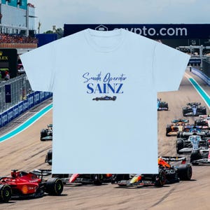 Smooth Operator Comfort Color Unisex Tshirt Formula One Ferrari CS55 Tee Gift f1 2024 Carlos Sainz F1 driver Shirt Inspired Aesthetic Racing