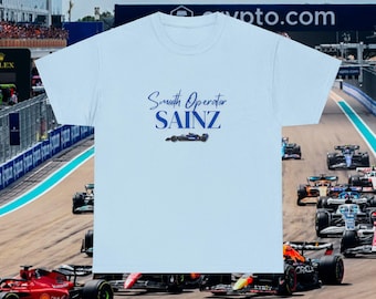 Smooth Operator Comfort Color Unisex Tshirt Formula One Ferrari CS55 Tee Gift f1 2024 Carlos Sainz F1 driver Shirt Inspired Aesthetic Racing