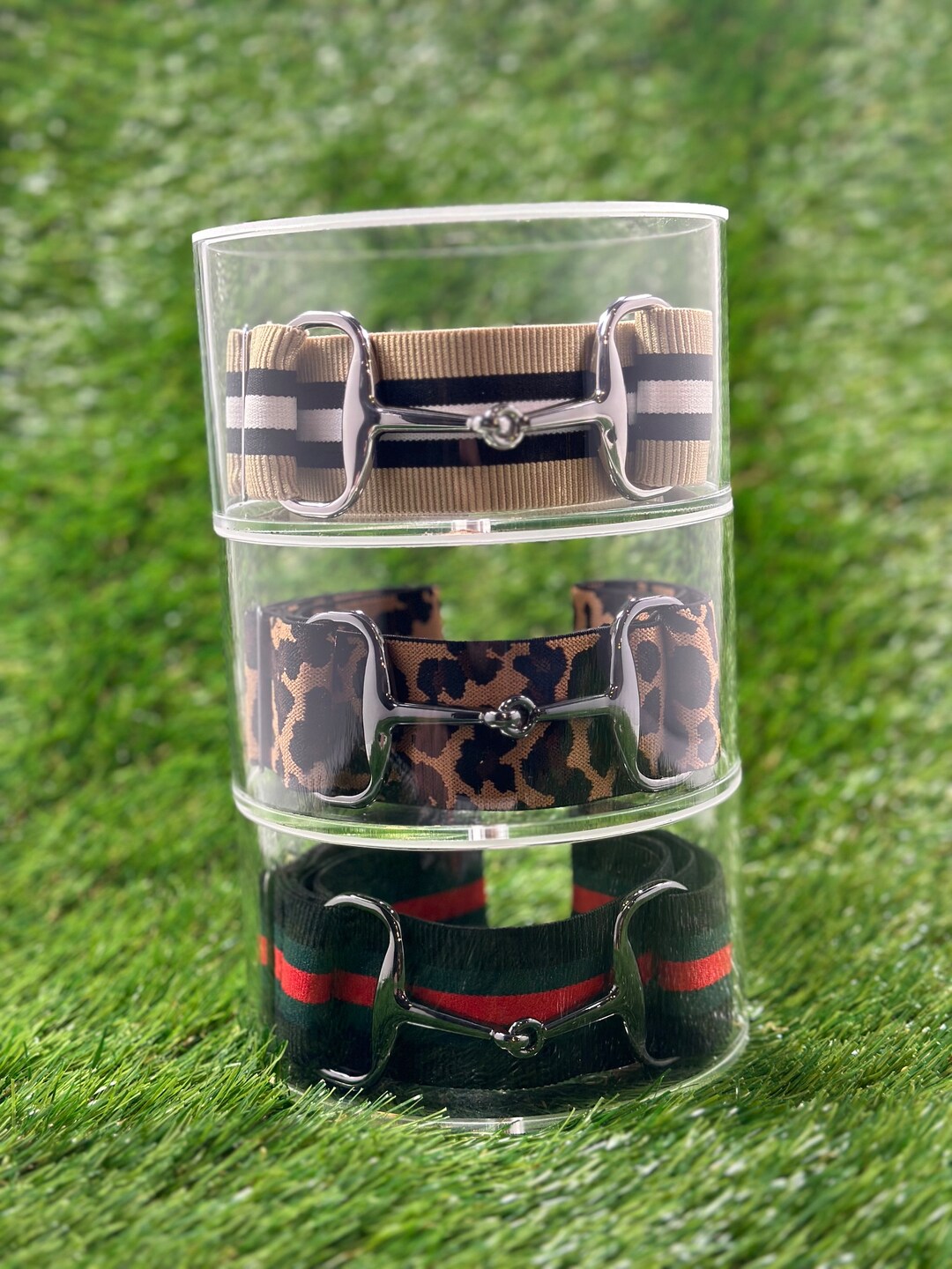 Equestrian Belt Bit Buckle Equine Horsebit Horseback Belt for Riding