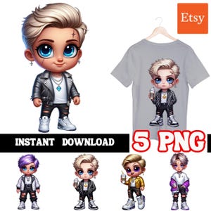 Cholo Kid | Urban Kid | Vagrant Trap Designs | Fantasy Fan Art | Instant Digital Downloads | Sublimation | Hiphop T-Shirts | 5 PNG |