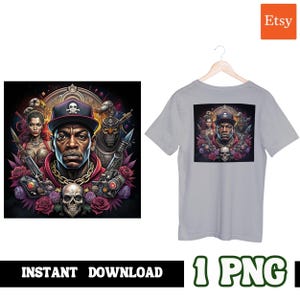 Gangster T-shirt Designs | Urban Designs | Gangster Trap Designs | Gangster Fan Art | Baddies Designs | Sublimation | Hiphop T-Shirts |