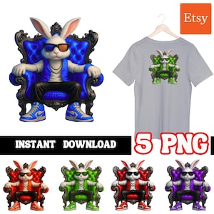 Urban Gangster Bunny | Rascal Bunny | Gangster Trap Designs | Tramp Fan Art | Instant Digital Downloads | Sublimation | Gangster Png |