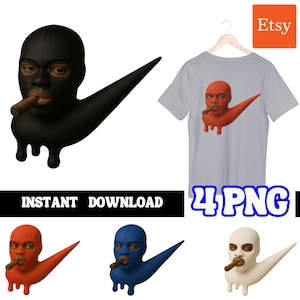 Gangster PNG Ski Mask Diamond Teeth Hustle Guy png Streetwear Style png Streetwear Designs, Money Urban Designs Ski Mask PNG Gangster PNG