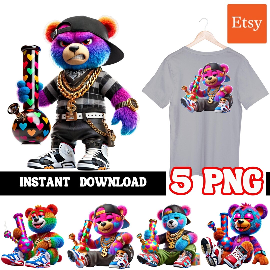 Teddy Bear Bong Bundle Png , 420 Themed, Marijuana Themed, Cannabis ...