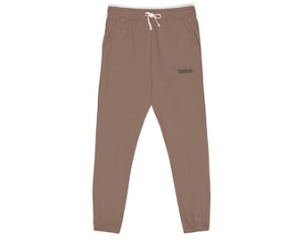 Pantalones deportivos con logo minimalista / joggers teñidos en prenda