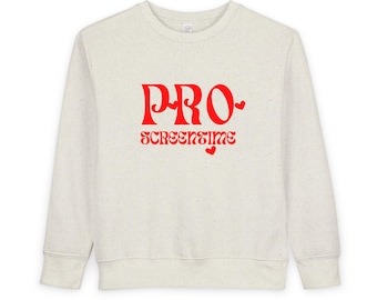 Sudadera PRO Screamtown para niños pequeños / Gráfico retro rojo