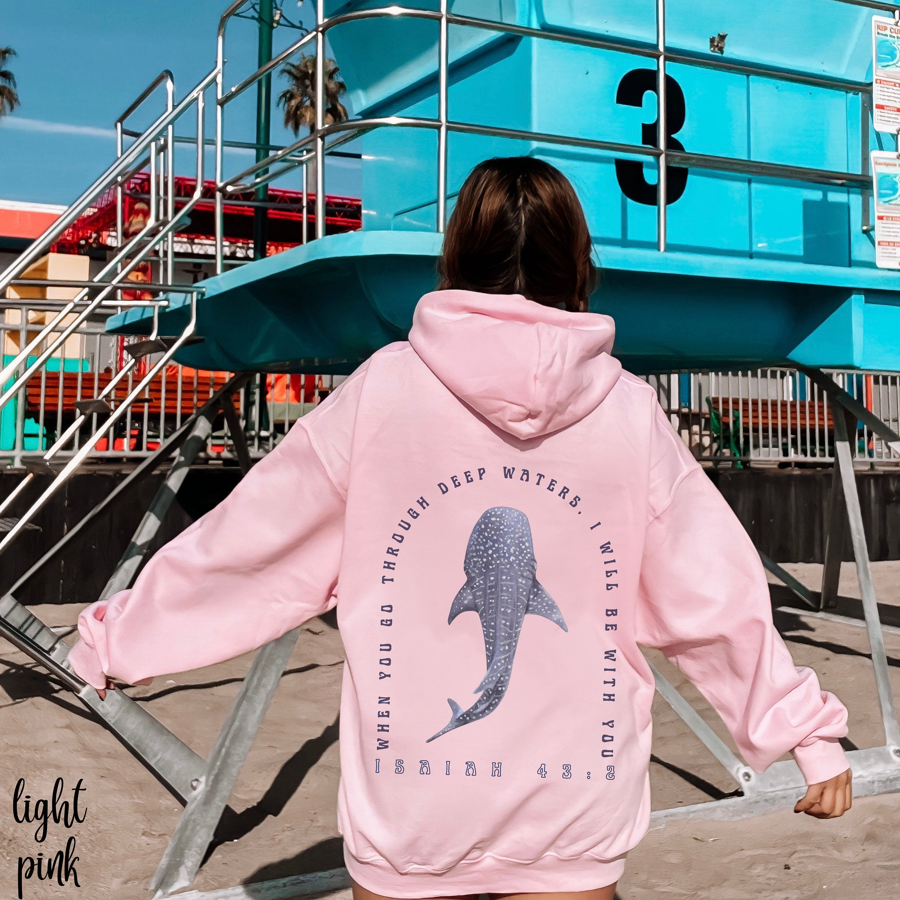 Whale Shark Hoodie Beachy Hoodie Shark Hoodie Jesus Hoodie