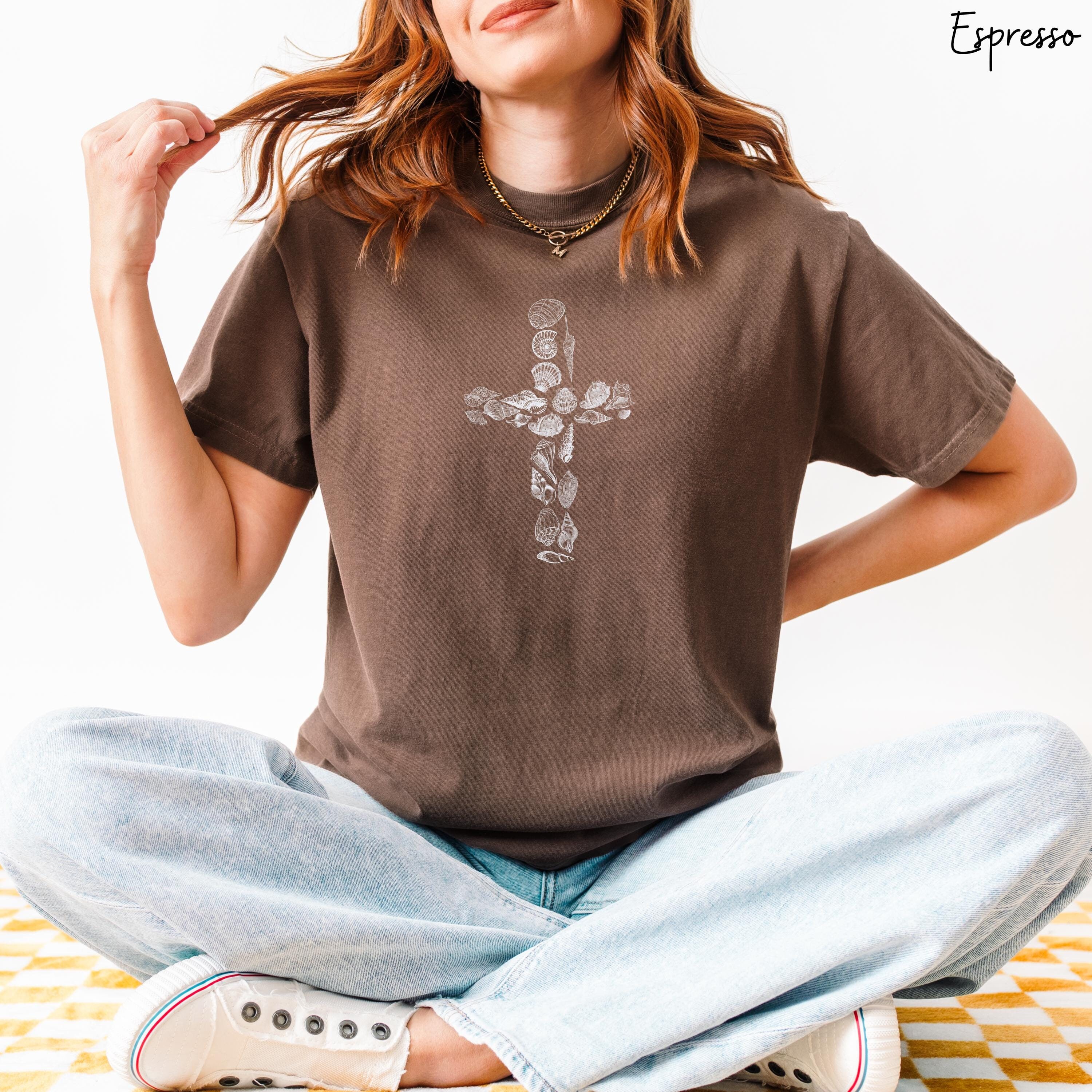 【MUSED】MUSED SEASHELL EMB T-SHIRT 뮤제드